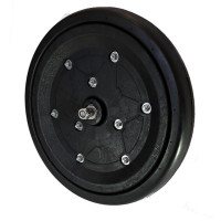 Колесо прикочуюче в зборі D340 х 50 мм, (атмосферна шина) з болтовим кріпленням / 3576001 