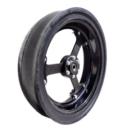 Колесо 4,5”x16” (115х406 мм) с металлическими спицами HARDOX и точеной маточиной / 814-173C