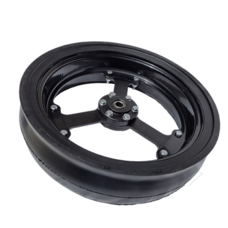 Колесо 4,5”x16” (115х406 мм) с металлическими спицами HARDOX и точеной маточиной / 814-173C