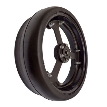 Колесо 4,5”x16” (115х406 мм) с металлическими спицами HARDOX и точеной маточиной / 814-173C