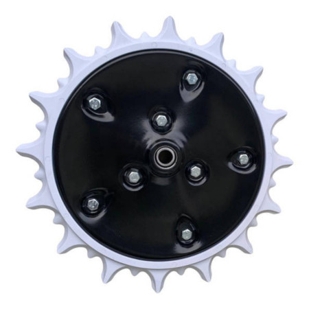 Колесо прикатывающее в сборе 1"x12" зубчастое Spike Spinner / AA22325, GD1085, AA43899