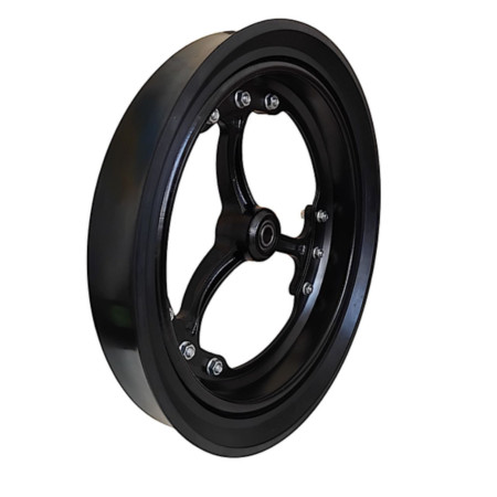 Опорное (копирующее) колесо глубина 2,5"x16" (65х400 мм) в сборе с чугунной маточиной / 814-257C K3618190 AC80581